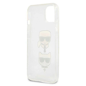 Karl Lagerfeld KLHCP13SKCTUGLS iPhone 13 mini 5,4" srebrny/silver Hardcase Glitter Karl`s